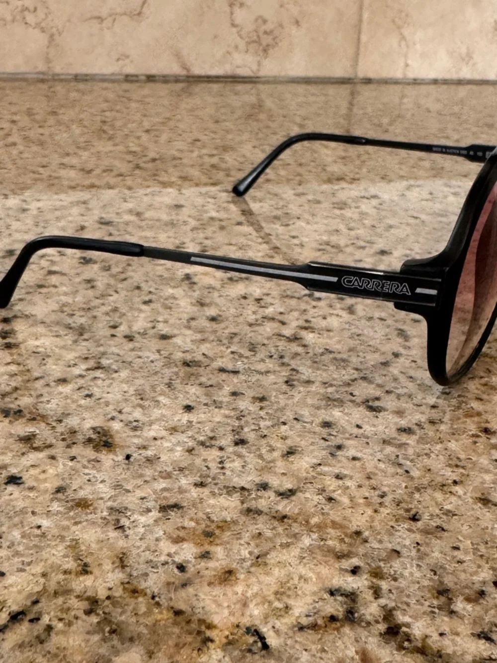 Vintage 80’s Carrera Miami Vice Black Sunglasses Men’s *Frames Only* Austria